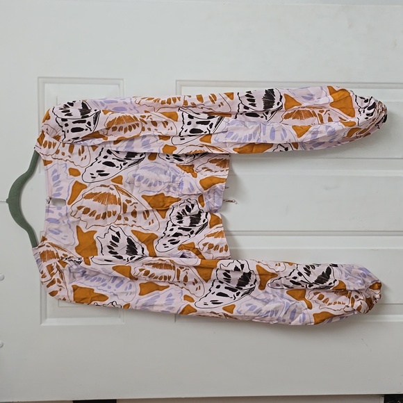 Esmeralda Crop Top in Orange FOR LOVE & LEMONS - Picture 6 of 13